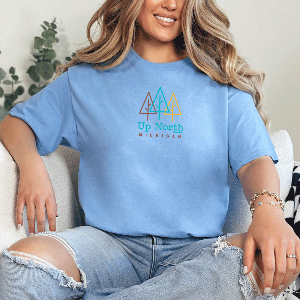 "Beautiful Up North" Relaxed Fit Crew Unisex T-Shirt