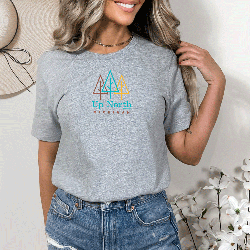 "Beautiful Up North" Relaxed Fit Crew Unisex T-Shirt