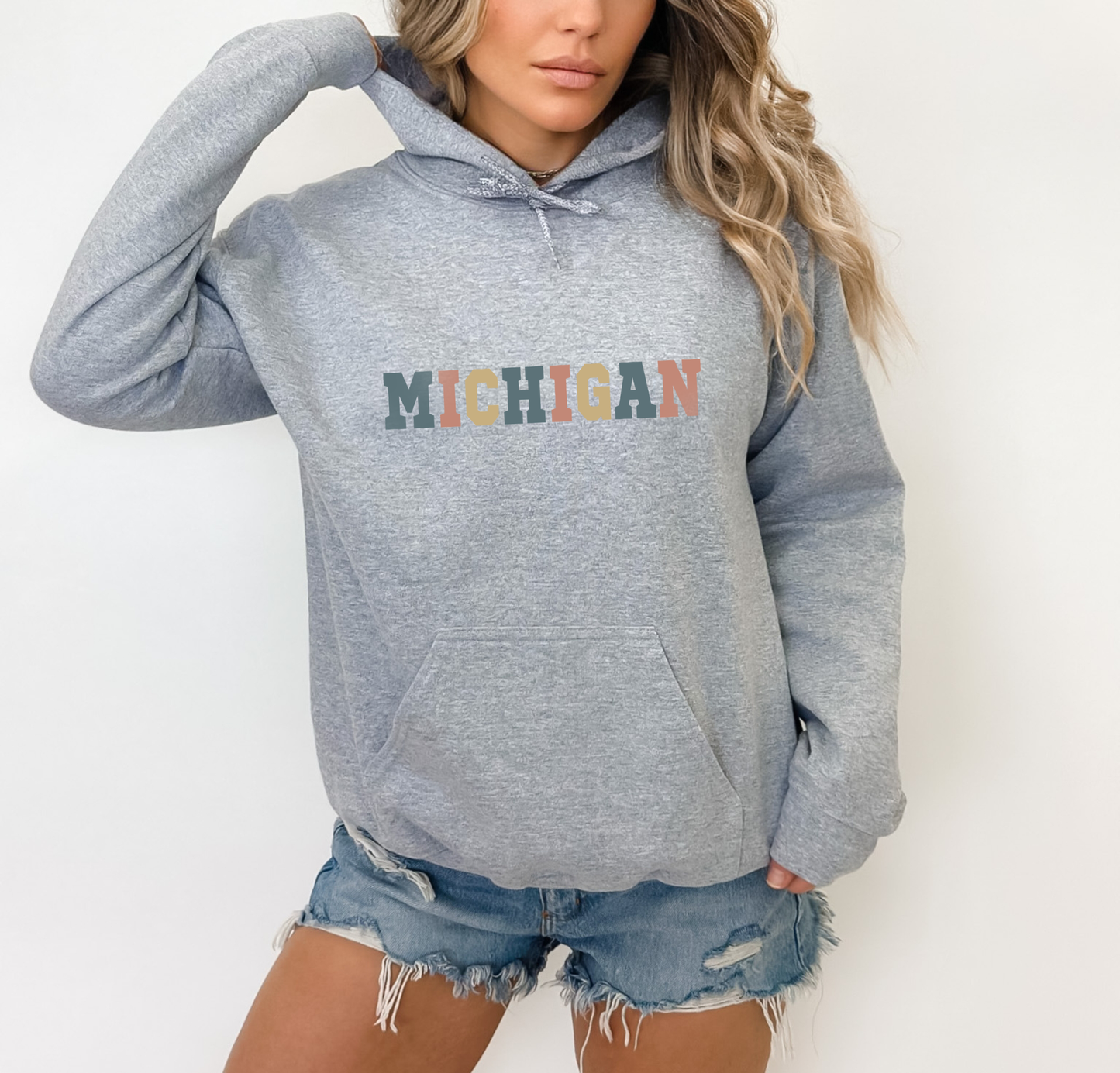 "Timeless Michigan" Relaxed Fit Classic Unisex Hoodie