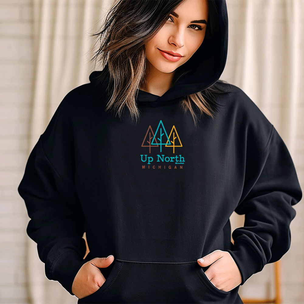 "Beautiful Up North" Relaxed Fit Classic Unisex Hoodie
