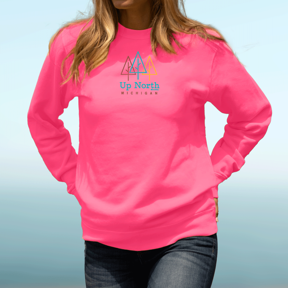 "Beautiful Up North" Relaxed Fit Classic Crew Unisex Sweatshirt
