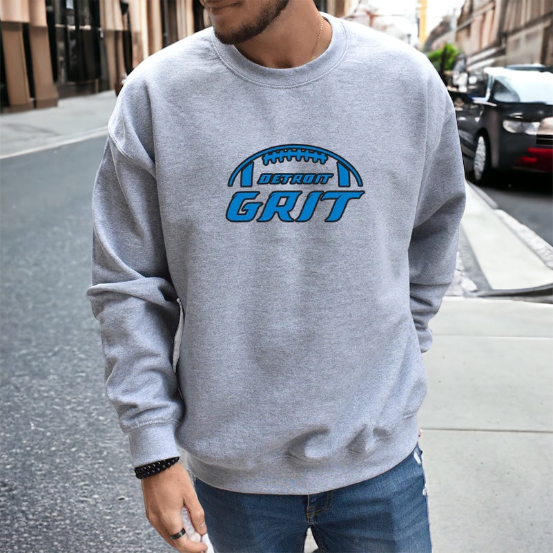 "Detroit Grit" Men's Classic Crew Sweatshirt