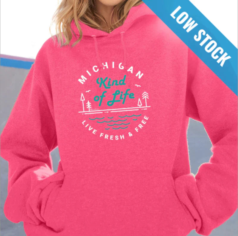 "Michigan Kind Of Life" Relaxed Fit Classic Unisex Hoodie