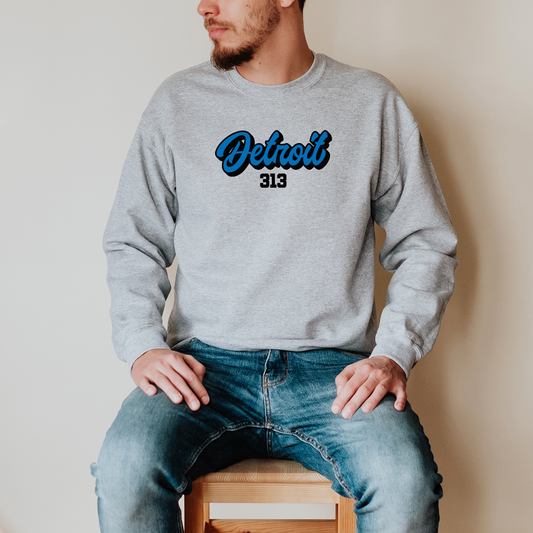 "313 Football" Men's Long Sleeve T-Shirt