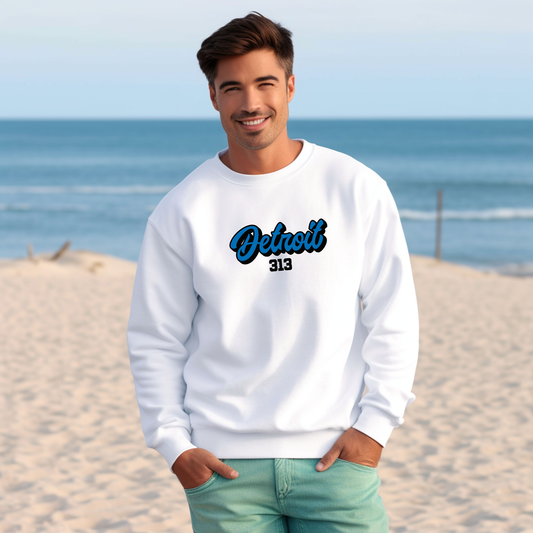 "313 Football" Men's Classic Crew Sweatshirt