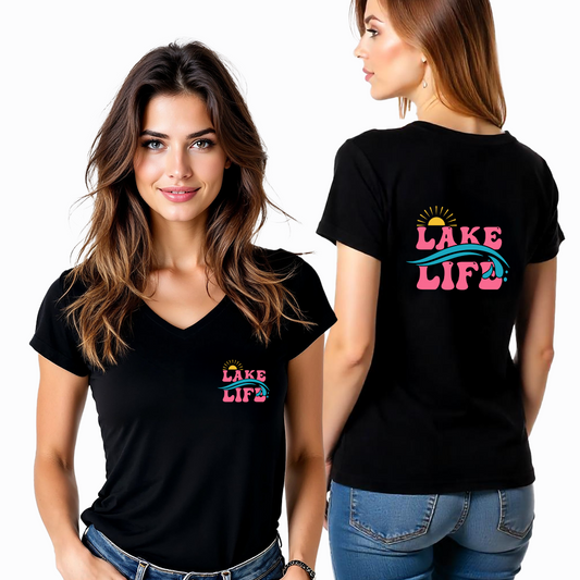 "Summer Lake Life" Women's V-Neck