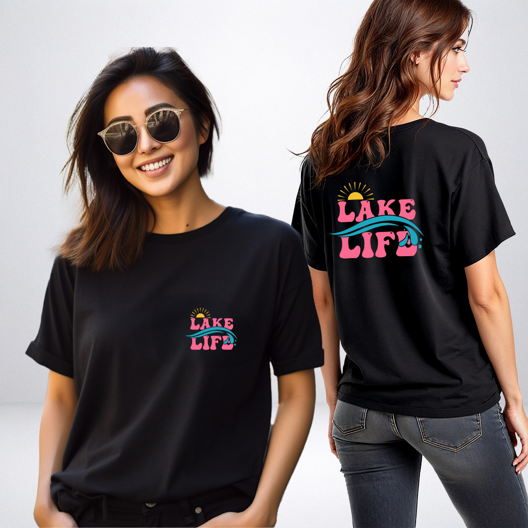 "Summer Lake Life" Relaxed Fit Crew Unisex T-Shirt