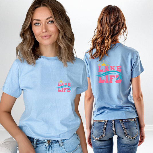 "Summer Lake Life" Relaxed Fit Crew Unisex T-Shirt