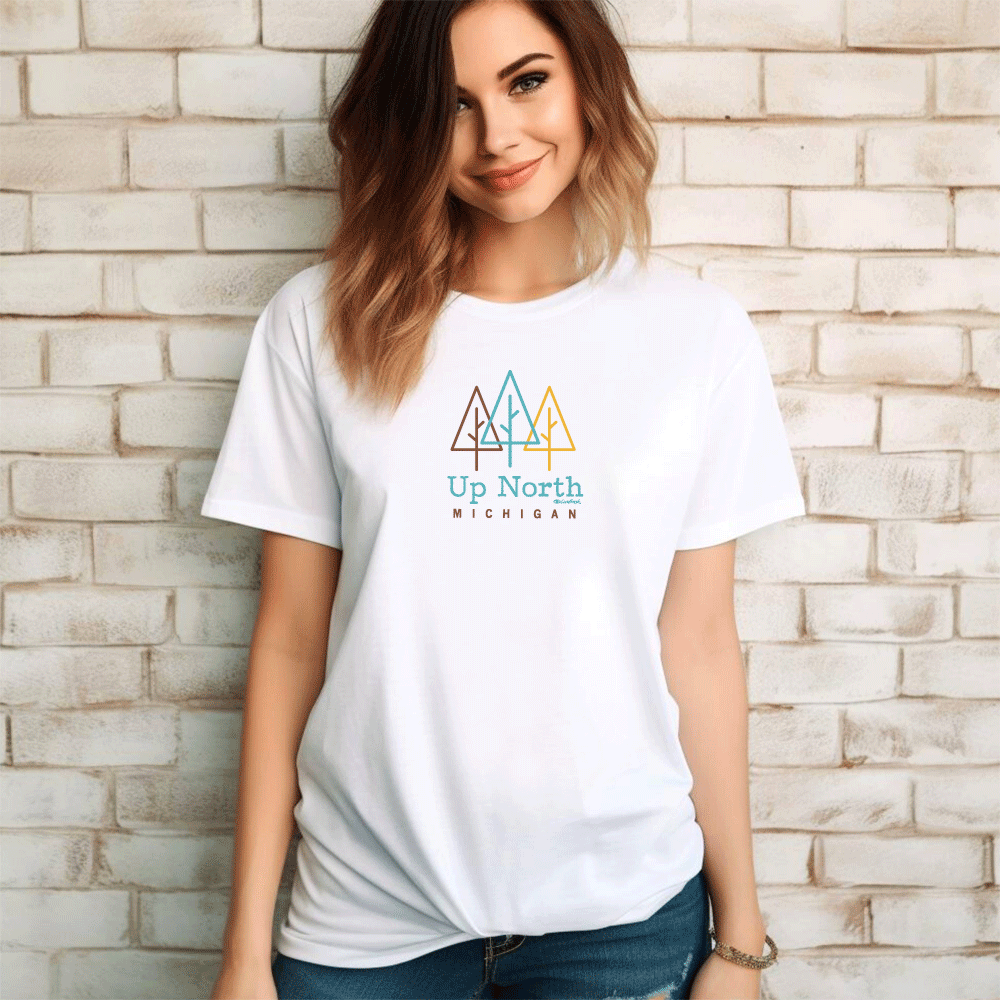 "Beautiful Up North" Relaxed Fit Crew Unisex T-Shirt