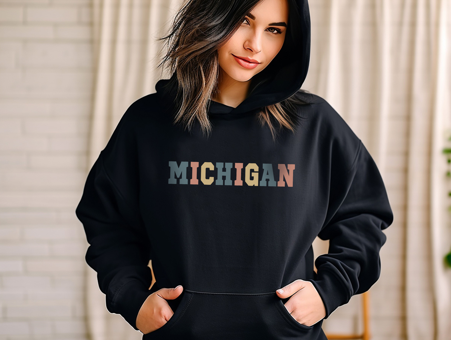 "Timeless Michigan" Relaxed Fit Classic Unisex Hoodie