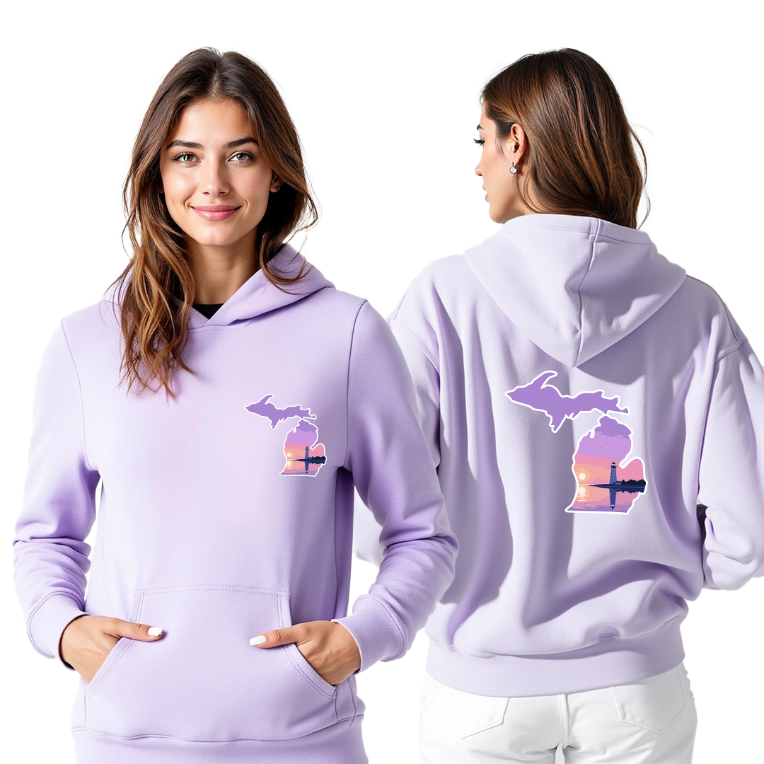 "Michigan Beacon" Relaxed Fit Classic Unisex Hoodie