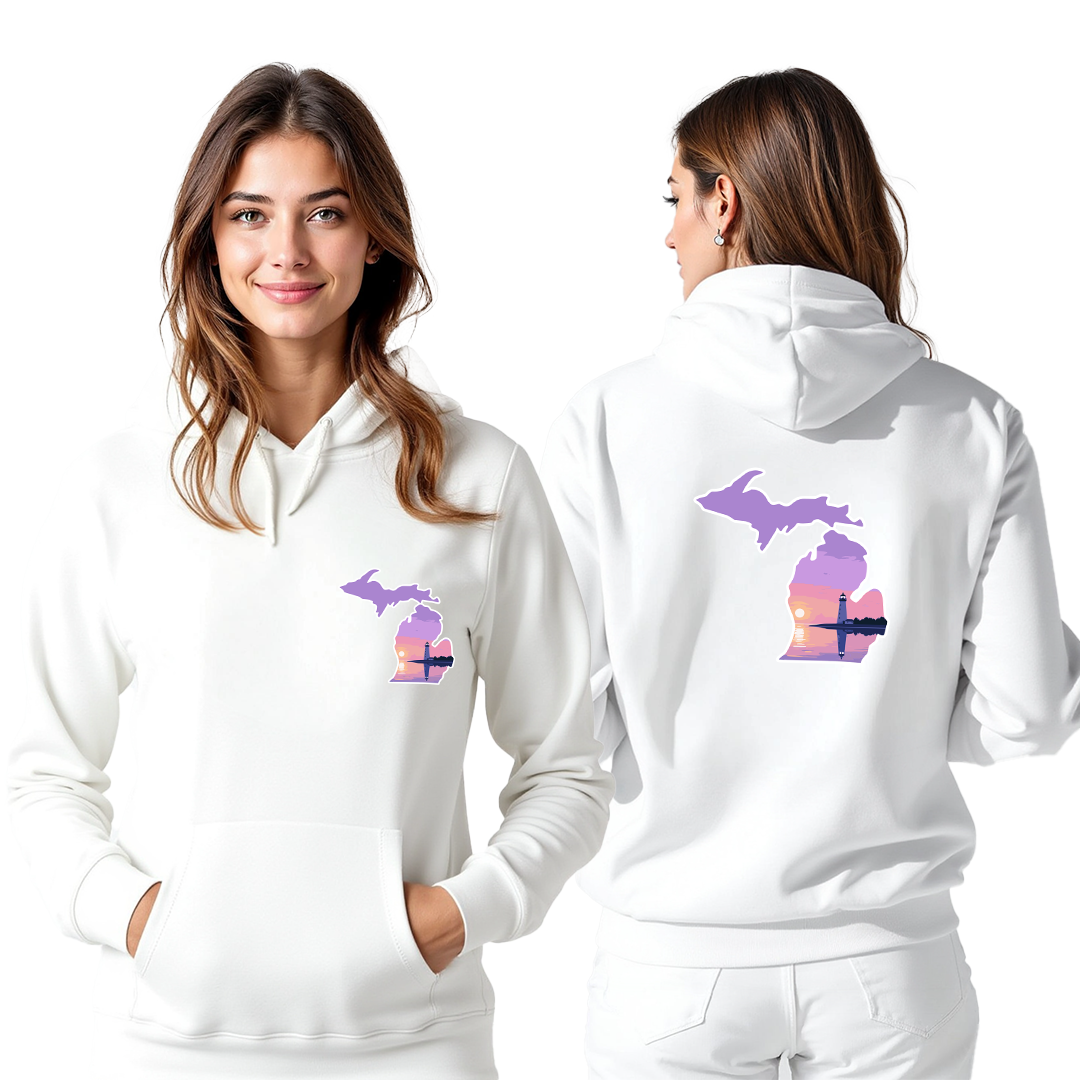 "Michigan Beacon" Relaxed Fit Classic Unisex Hoodie