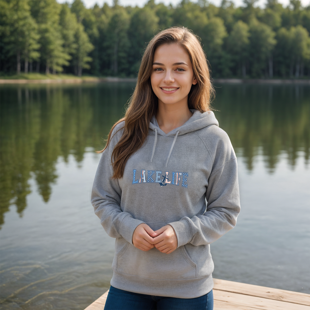 "American Lake Life" Relaxed Fit Classic Unisex Hoodie