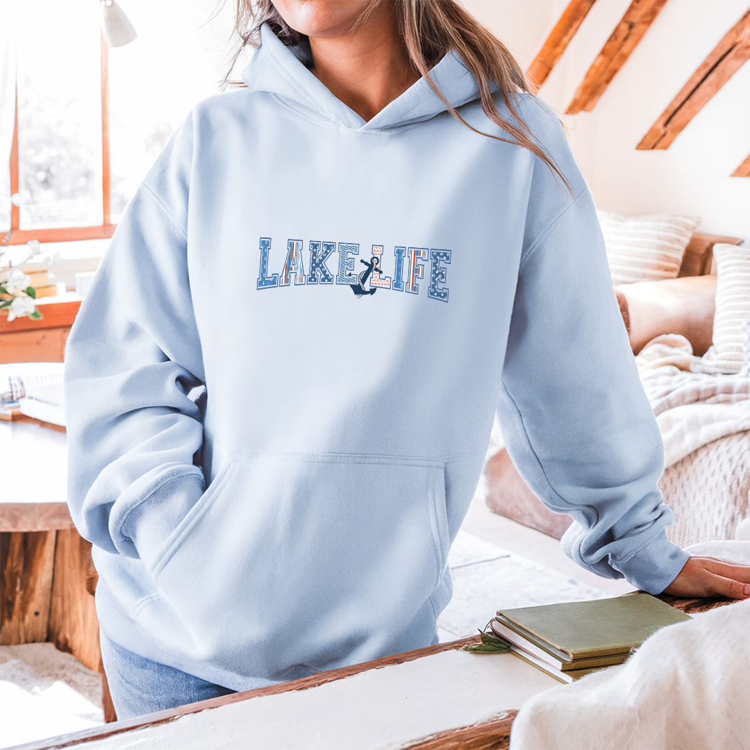 "American Lake Life" Relaxed Fit Classic Unisex Hoodie