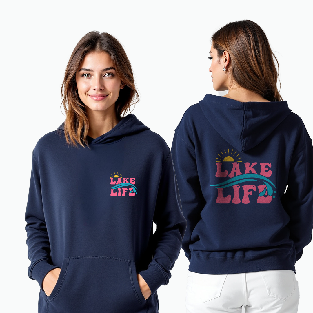 "Summer Lake Life" Relaxed Fit Classic Unisex Hoodie