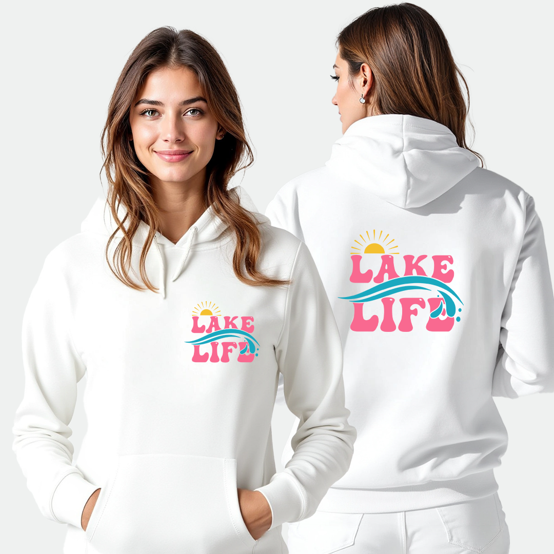 "Summer Lake Life" Relaxed Fit Classic Unisex Hoodie