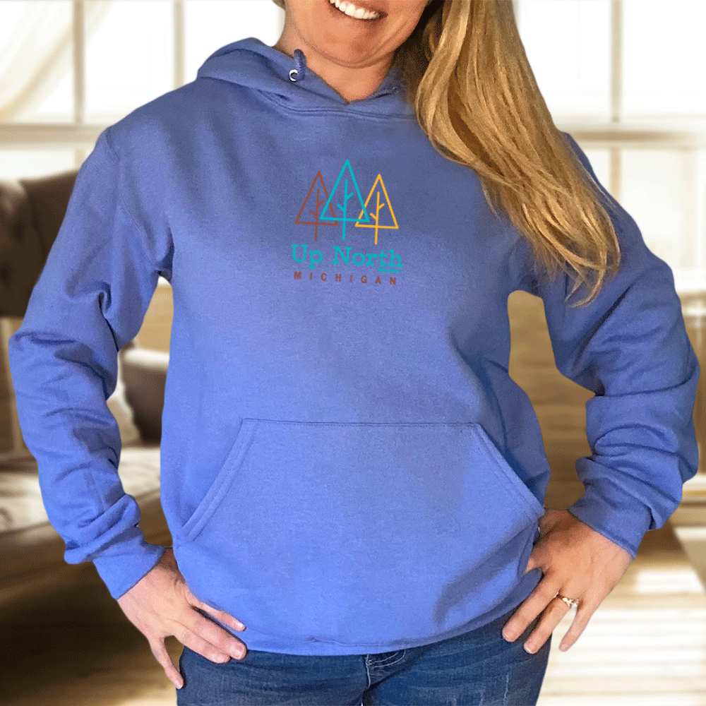 "Beautiful Up North" Relaxed Fit Classic Unisex Hoodie