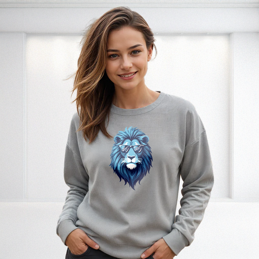 "Grit & Swagger" Relaxed Fit Classic Crew Unisex Sweatshirt