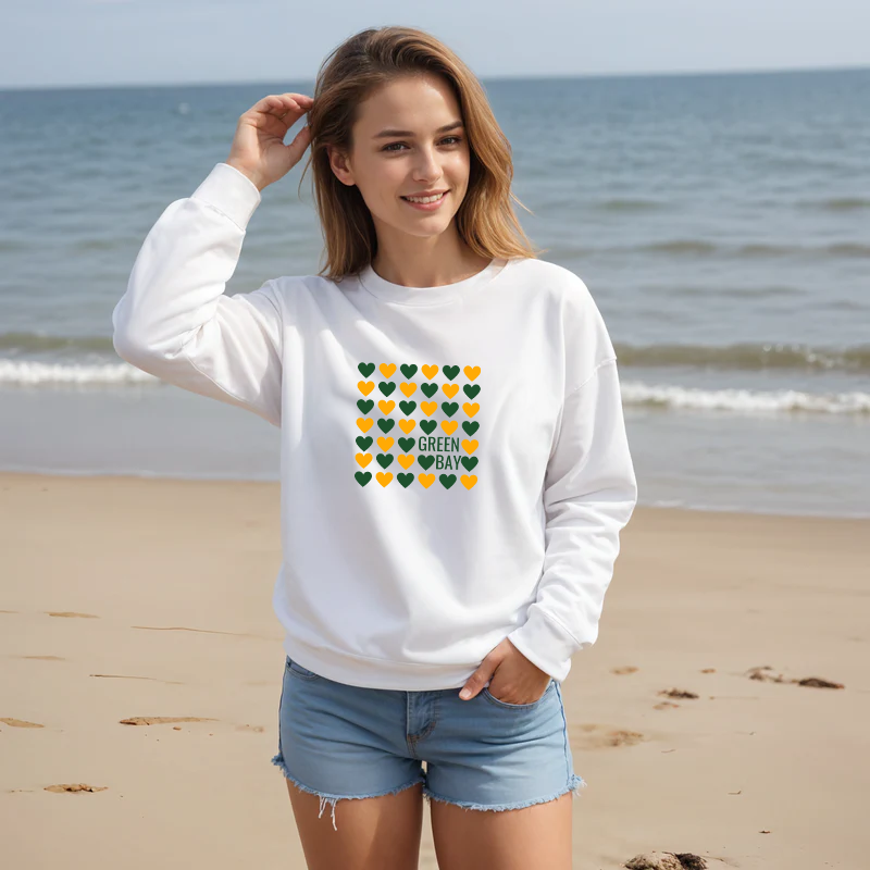 "Heart Of The City" Relaxed Fit Classic Crew Unisex Sweatshirt