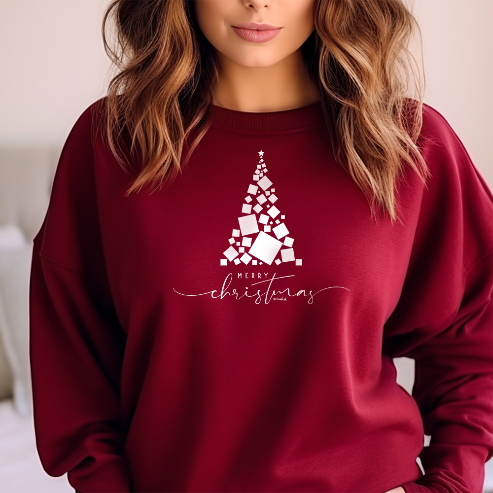 "Merry Christmas" Relaxed Fit Classic Crew Unisex Sweatshirt