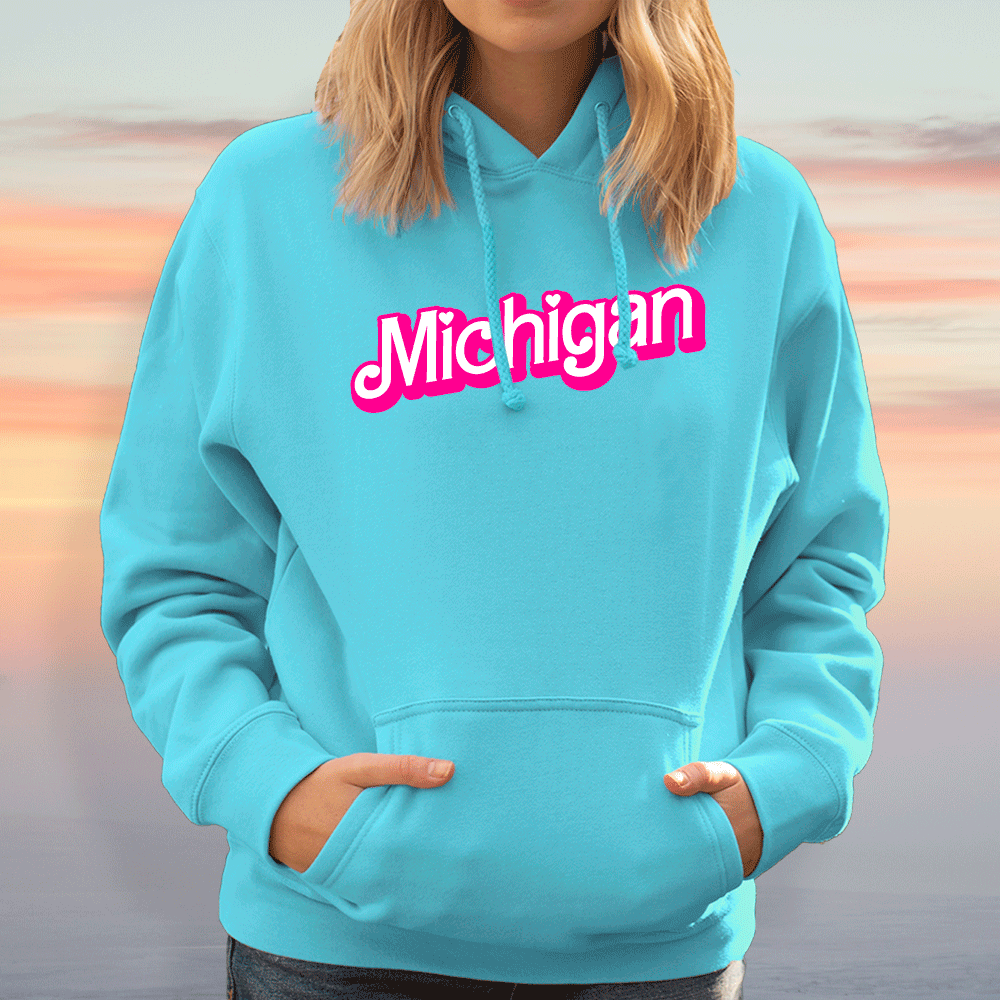 "Michigan Barbie" Relaxed Fit Classic Unisex Hoodie